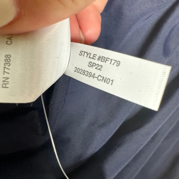 J.CREW NWT Ruched Square Neckline Navy One Piece Bathing Suit Size 22 - Picture 10 of 11